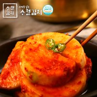 사철김치 아삭아삭 설렁탕 석박지 깍두기1kg