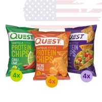 (12팩)퀘스트 프로틴 칩 Quest Protein Chips 버라이어티팩