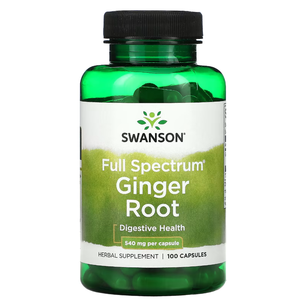 스완슨 <b>스펙트럼 진저 루트</b> 생강 뿌리 <b>540mg</b> 100캡슐
