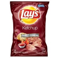 Canadian Lays Lay s의 케첩 맛 칩 5 Large Bags