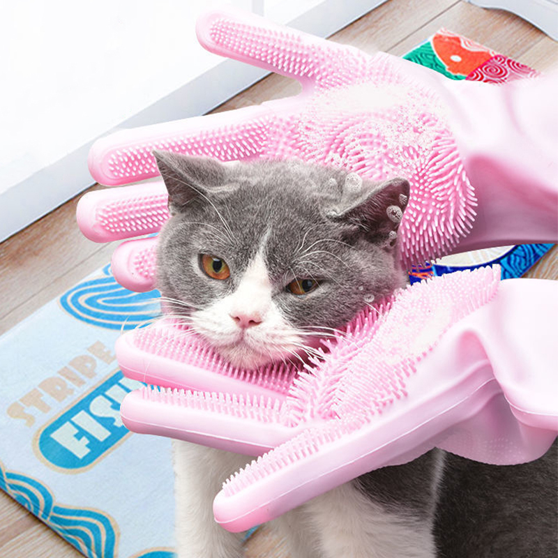 가또나인 고양이 강아지 목욕 장갑 브러쉬 (가또나인)