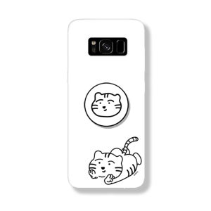 갤럭시 S8 케이스 스마트톡 그립 젤리 어흥이 백호랑 G950