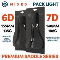 MIXED MTB 세트 새드르 백 6D 7D 울트라 라이트웨이트 블랙 시리즈 (카본) Saddle Pack