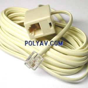 LC 국산 6P4C 전화선 연장케이블 (15M-20M) 팩스선 연장