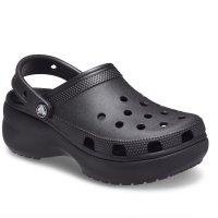 크록스 CROCS 클래식 플랫폼 클로그 블랙 여성 샌들 슬리퍼 우먼