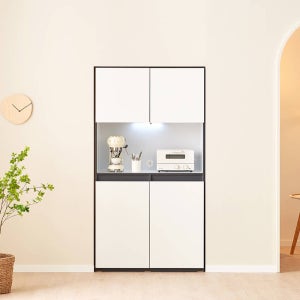 동서가구 샤이 빌트인 LED 카페장 DF923705