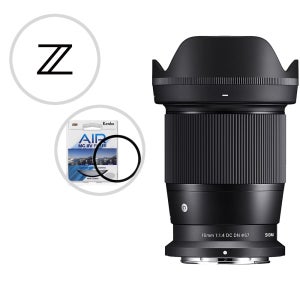 (정품등록 상품권 7만) 시그마 16mm F1.4 DC DN (크롭)+겐코MCUV 니콘 Z 마운트