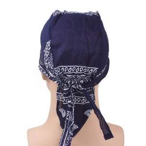 MultiColor Cotton Printed Single Cashew Cycling Headscarf American European Outdoor HipHop Pirate S