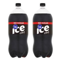 LA Ice Cola 엘에이 아이스 콜라 탄산음료 제로슈가 무설탕 2L 2팩