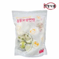 동물찐빵 이솝찐빵 500g / 아이간식 동물모양 캐릭터빵 호빵