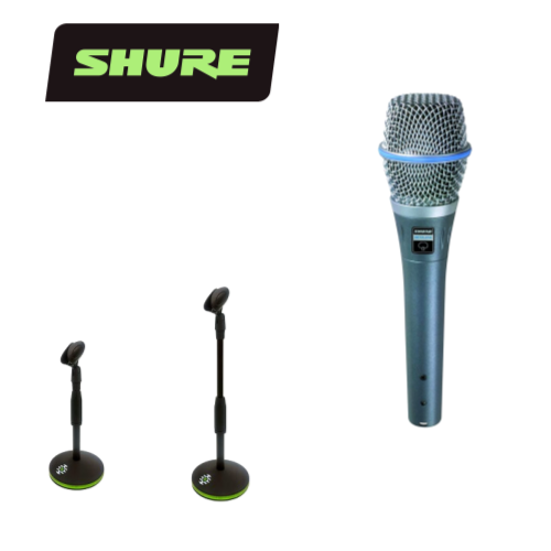 SHURE BETA87 콘덴서 핸드마이크 슈어전용 스탠드포함 (당일배송)