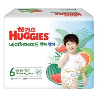 하기스 네이처메이드 썸머 기저귀 6단계 팬티형 점보형 34매
