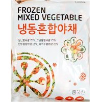 샐러드 냉동채소믹스 4종 1kg 1키로 야채 당근 완두콩 그린빈