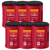 미국 folgers 폴저스 클래식 로스트 그라운드 커피 1.23kg 6개