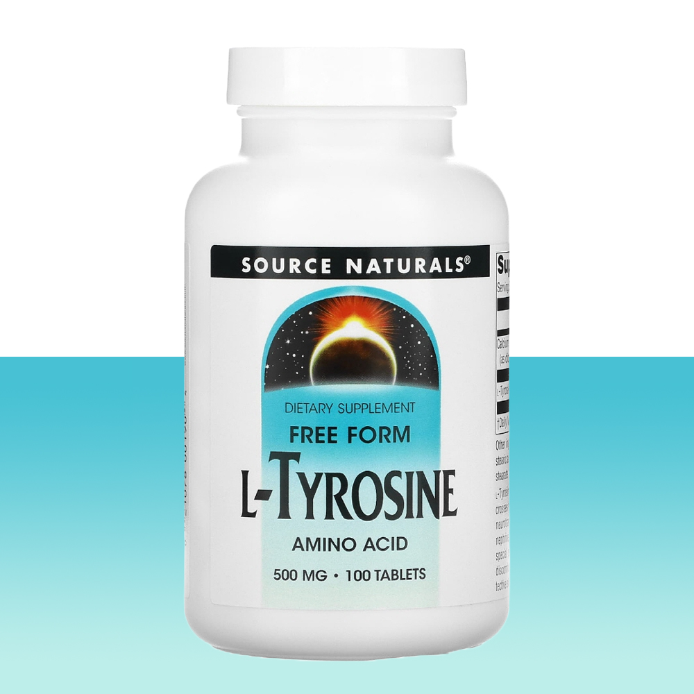소스내추럴스 L <b>타이로신</b> 티로신 500mg 100정