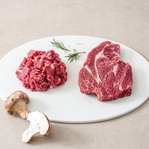 1+ 미경산 한우 정육 국거리 소고기 200g