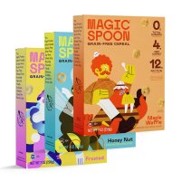 매직스푼 달지않은 저당 프로틴 시리얼 버라이어티 3팩 3가지맛 Magic Spoon