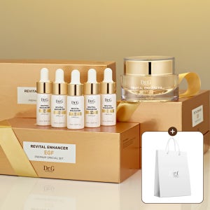 닥터지 리바이탈 인헨서 프리미엄 스페셜 2종 세트(앰플 10mLX5개+크림 50mL)