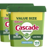 Cascade 캐스케이드 오리지날 식기세척기세제 프레쉬향 105입 2팩