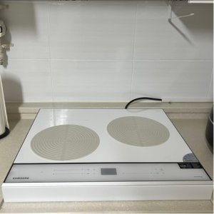 인덕션스탠드, 프레임 거치대 흰색/검정색 20mm