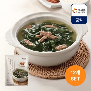 아워홈 담백한 소고기 미역국 300g 12개
