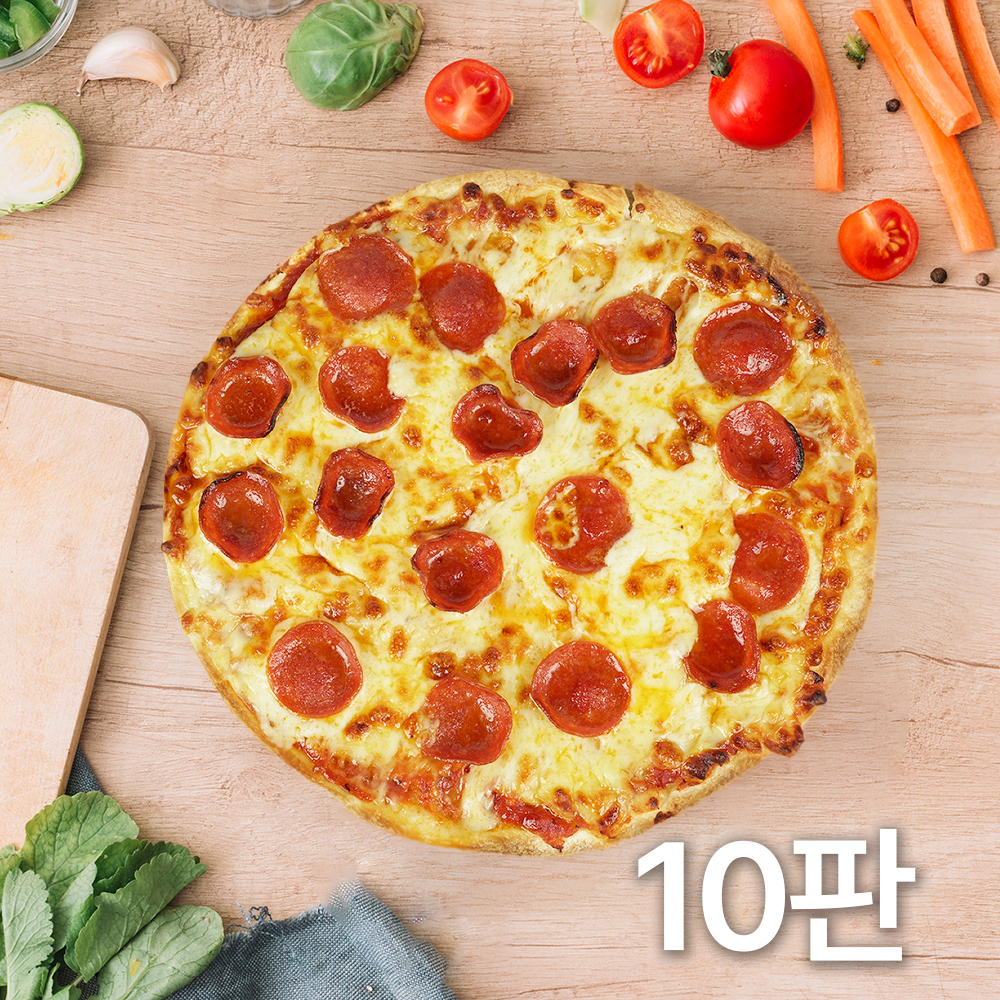 리얼 씬피자 페퍼로니 10판