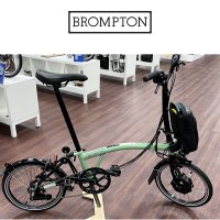 브롬톤 일렉트릭 익스플로어 마차 그린 전기 자전거 Brompton Matcha Green