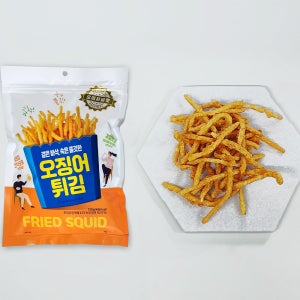더먹다 오징어는 튀김을 좋아해 120g 진미채 후라이드 오징어 튀김 안주 간식 단품