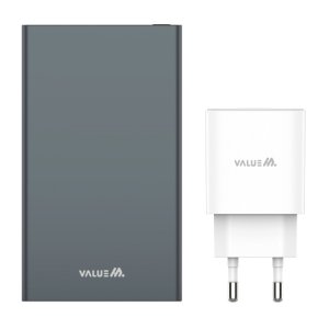 밸류엠 아이패드 갤럭시탭 태블릿PC 100W 초고속 충전 보조배터리 20000mAh + 충전기 A세트