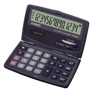 KDC)카시오)계산기(SL-240LB/14자리)