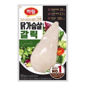 하림 닭가슴살 갈릭 100g