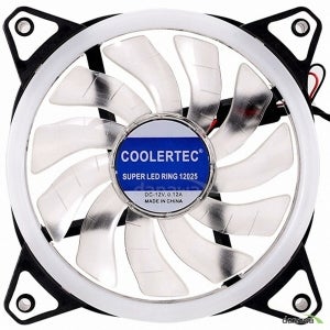 쿨러텍 SUPER LED RING-12025 RGB-DUO 7색 LED 쿨러
