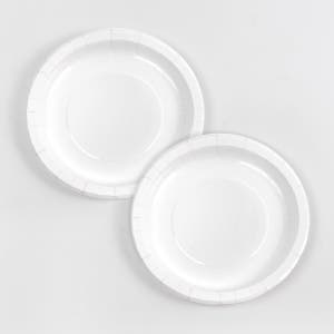 (DK) 200mm 원형 종이 접시(30P) 1박스 480개 일회용 그릇 트레이