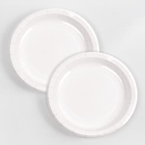 (DK) 230mm 원형 종이 접시(30P) 1박스 480개 일회용 그릇 트레이