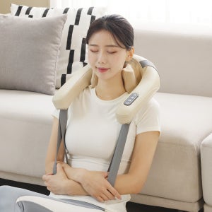 니즈넥 무선 온열 목 어깨 승모근 마사지기 MD-806