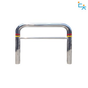 스텐 U형 2단 볼라드 매립식 101파이 H1100 x L1200 진입금지 차량금지