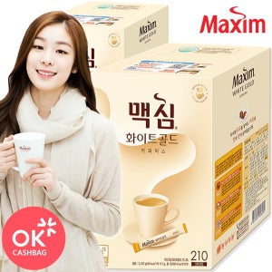 맥심 화이트골드 커피믹스 210T 2개 총420T