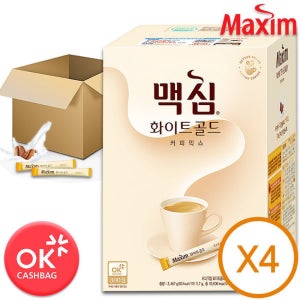 맥심 화이트골드 커피믹스 210T 4개 총840T