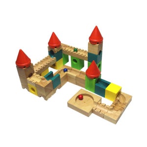 브알라/ 캐슬미로블록(S534A) 원목블럭 소근육발달