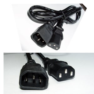 전원케이블 연장형 캡코드 암-수 1M / TV 가전제품 모니터 컴퓨터 연결 파워케이블 전원선