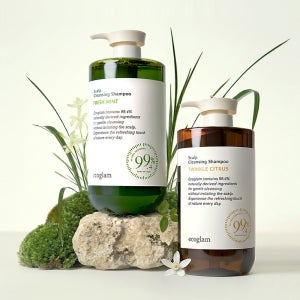[1+1] 에코글램 에코글램 스칼프 두피 클렌징 단백질 천연 샴푸 1000ml 프레쉬 민트,시트러스