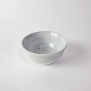 고백자 국화 수정과 도자기 찻잔 후식볼 식혜 컵