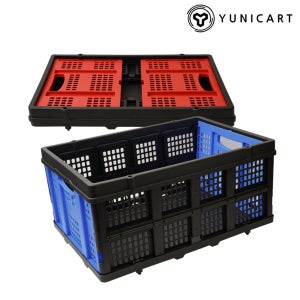 유니산업 슬림 폴딩 박스 리빙 수납합 팬트리 트렁크 정리함