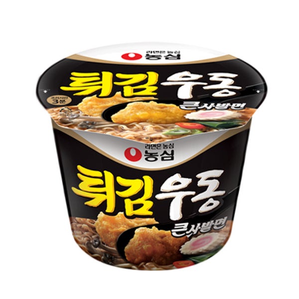 농심 튀김우동 큰사발 111g 16개 1박스 한박스 [최근제조상품]