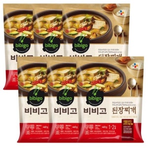 CJ 비비고 된장찌개 460g x 6팩