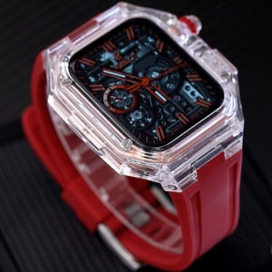 s8 se 메탈 애플워치 벨트 오크 44 40 클리어 41 나비버클 스테인리스 러브 42