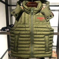 Burberry 버버리 키즈 패딩 베스트 80570451/Green