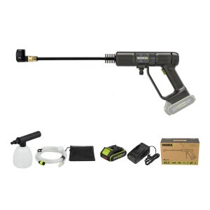 웍스 충전 고압세척기 20V 2.0Ah 배터리1개 WU623.1 세차건