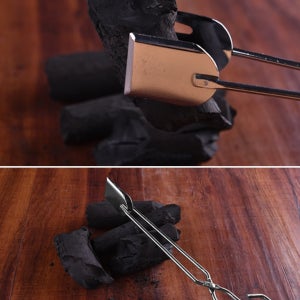 캠핑용 숯집게 장작 화로집게 캠핑 조리도구 집개