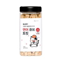 뽀시래기 고양이 동결건조 간식 대용량 연어 큐브 트릿 240g